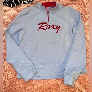 Roxy Light Blue and Red Men's Sweater